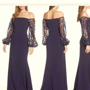 Eliza J  Navy Blue evening dress